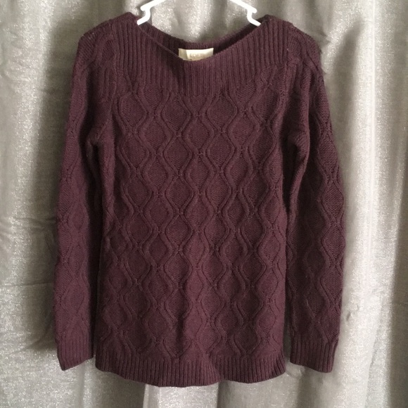 Loft Purple Sweater - Picture 2 of 4